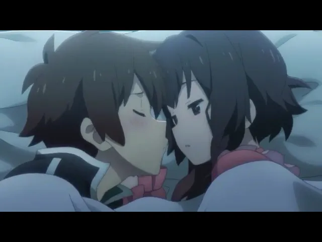 konosuba movie | kazuma and megumin share the same bed